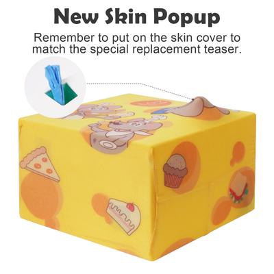 Show full view: Migipaws Migibox Plus Automatic Electronic Motion Cat Toy, White slide 3 of 8