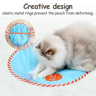 Show full view: Migipaws Pounch Ball Motion Cat Toy, Blue slide 5 of 8