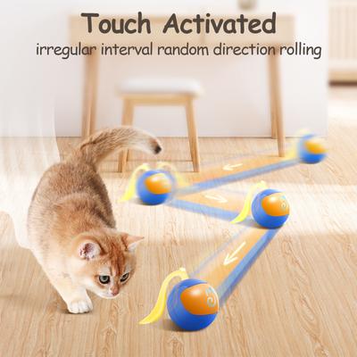 Show full view: Migipaws Pounch Ball Motion Cat Toy, Blue slide 4 of 8