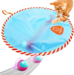 Migipaws Pounch Ball Motion Cat Toy, Rose slide 1 of 6