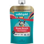 Solid Gold Beef Bone Broth with Turmeric Dog Food Topper, 8-oz pouch