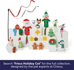 Frisco Holiday Ornaments Plush Cat Toy with Catnip & Silvervine, 3 count slide 2 of 6