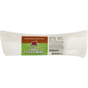 Redbarn Large Peanut Butter Filled Bones Dog Treats, 6-in chew, 1 count