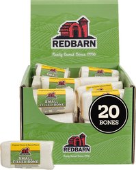 Redbarn Small Cheese n' Bacon Filled Bones Dog Treats, case of 20