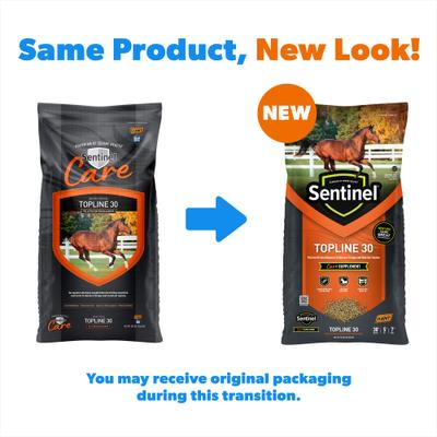 Show full view: Kent / Blue Seal Sentinel Care Equine Choice Topline 30 Horse Feed, 50-lb bag slide 2 of 10
