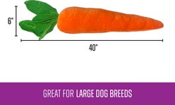 Gnawsome Mega Carrot Plush Dog Toy slide 2 of 4
