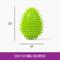 Show in main carousel: Gnawsome Spiky Egg Dog Chew Toy, Green, Small slide 3 of 4