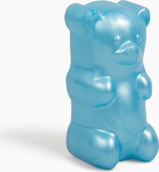 Gnawsome Squeaker Gummy Bear Dog Chew Toy, Blue, Large