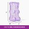 Show in main carousel: Gnawsome Squeaker Gummy Bear Dog Chew Toy, Purple, Medium slide 3 of 4