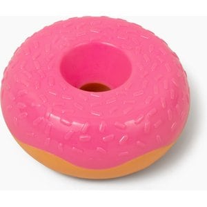 GNAWSOME Squeaker Donut Dog Chew Toy, Pink - Chewy.com