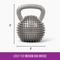 Show in main carousel: Gnawsome Spiky Kettlebell Dog Chew Toy, Silver, Medium slide 3 of 3