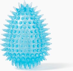Gnawsome Spiky Egg Dog Chew Toy, Blue, Small