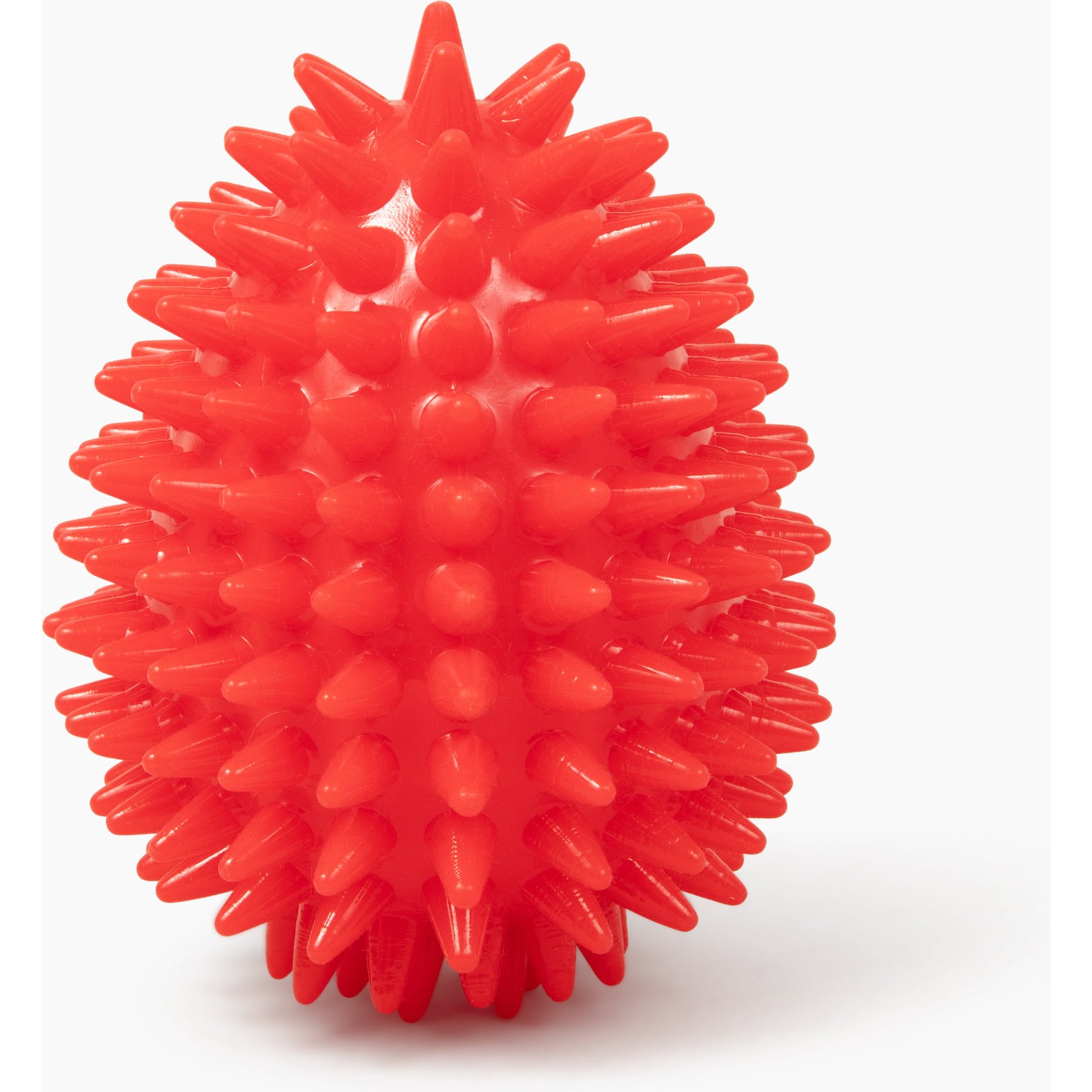 Gnawsome Spiky Egg Dog Chew Toy, Red, Medium