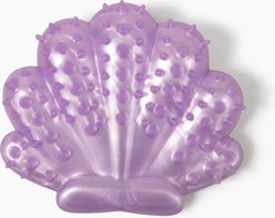 Gnawsome Squeaker Shell Dog Chew Toy, Purple
