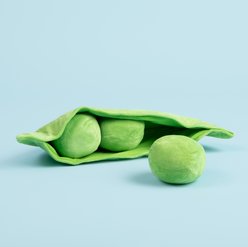 Gnawsome Mega Pea Pod Plush Dog Toy