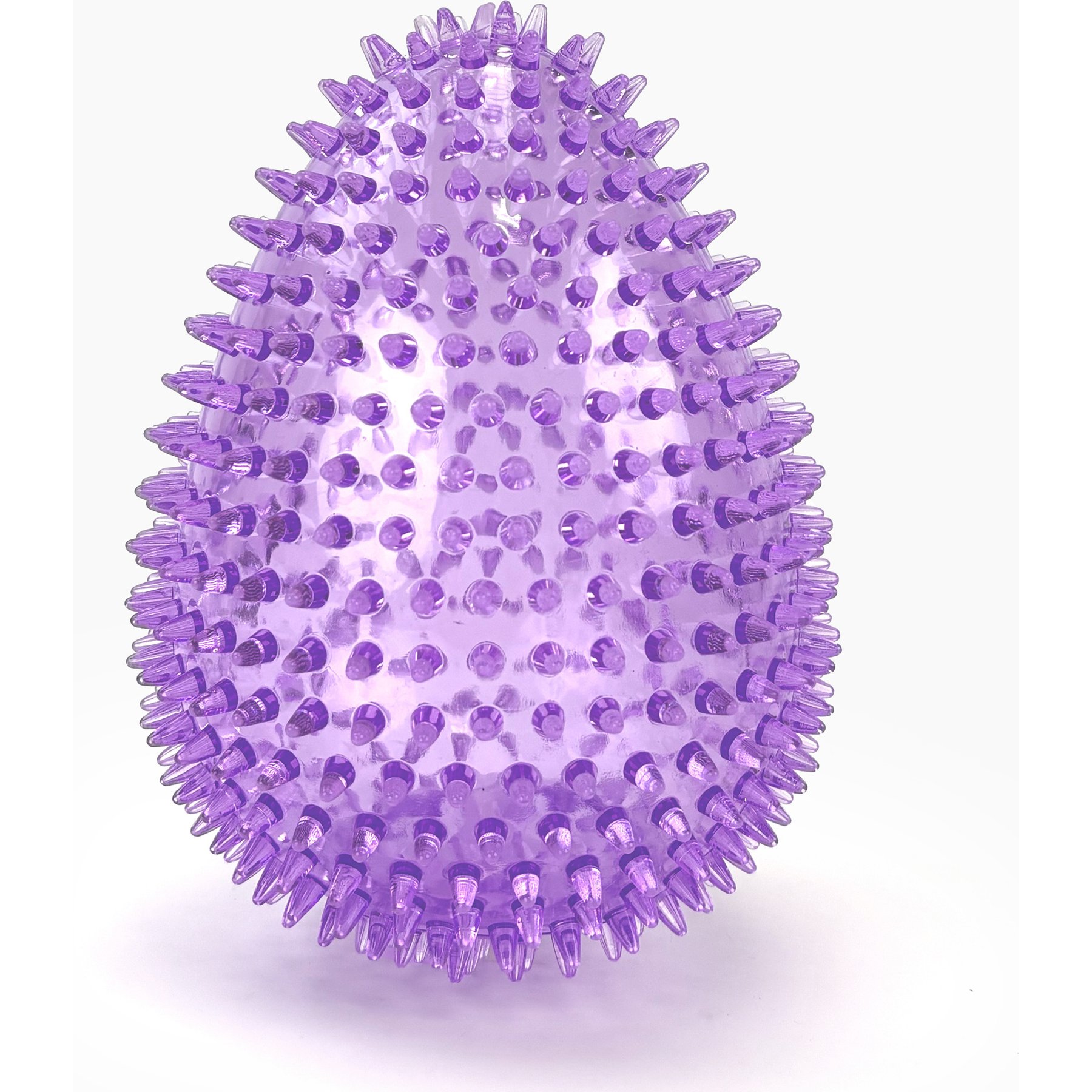 Gnawsome Spiky Egg Dog Chew Toy, Purple, Mega