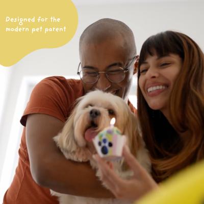 Show full view: Sweet Paws x Five Dot Post My Dog Has a Better Life Than Me Tote Bag, Tan / Dark Pink / Light Pink slide 2 of 10