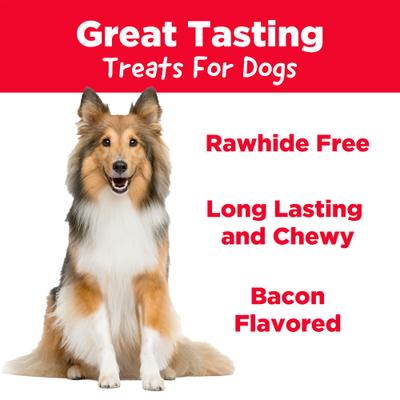Show full view: Country Kitchen CK NoHide Bacon Twist Hard Chew Dog Treats, 12-oz bag slide 4 of 9