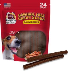Country Kitchen CK NoHide Bacon Twist Hard Chew Dog Treats, 12-oz bag
