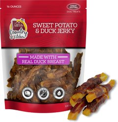 Country Kitchen CK Duck & Sweet Potato Wrap Jerky Dog Treats, 16-oz bag