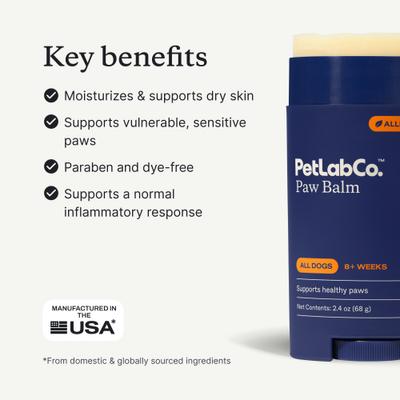 Show full view: PetLab Co. Paw Balm Moisturizing Wax for Dogs, 2.4-fl oz tube slide 5 of 8