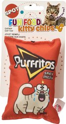 Ethical Pet Fun Food Kitty Chips Plush Cat Toy, Color Varies, 5-in
