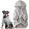 Show in main carousel: Pet Passion Cooper II - The Velour Solid Dog Hoodie, Light Heather Gray, Medium slide 1 of 9