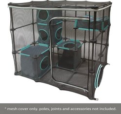 Kitty City Outdoor Catio Furniture & Play Kits Cat Cover Replacement, Grey slide 2 of 5