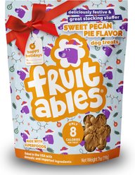 Fruitables Sweet Pecan Pie Flavor Baked Deliciously Healthy Crunchy Dog Treats, 7-oz