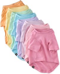 Pet Passion Toby II-The Extra Perfect Dog Tee Shirt, Rainbow Pink, Small