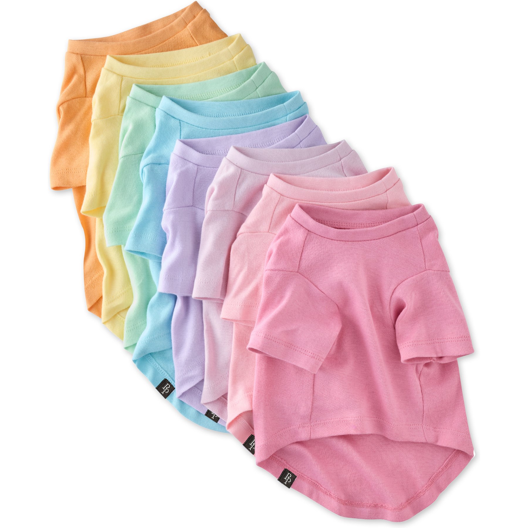 Pet Passion Toby II-The Extra Perfect Dog Tee Shirt, 8 count, Rainbow Pink, Large