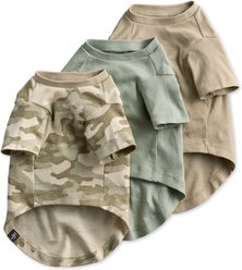 Pet Passion Toby II-The Extra Perfect Dog Tee Shirt, Sage Camo, Medium