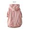 Show in main carousel: Pet Passion Cooper II - The Velour Solid Dog Hoodie, Pink, Large slide 2 of 10