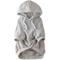 Show in main carousel: Pet Passion Cooper II - The Velour Solid Dog Hoodie, Light Heather Gray, Medium slide 3 of 9