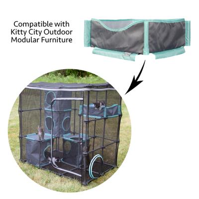 Show full view: Kitty City Outdoor Catio Furniture & Play Kits Cat Bed Replacement, Grey slide 2 of 4