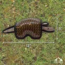 Hound2O Armadillo Dog Plush Toy, Gray slide 2 of 6