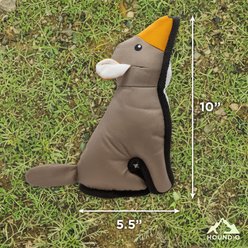 Hound2O Coyote Dog Plush Toy, Gray slide 2 of 6