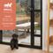 Show in main carousel: Hakuna Pets Glass Patio Dog Door, Black, Small slide 2 of 9