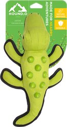 Hound2O Gator Dog Plush Toy, Green