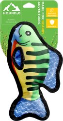 Hound2O Ballistic Nylon Bluegill Plush Dog Toy, Multicolor
