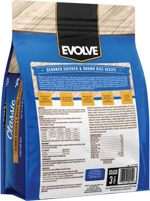 Show full view: Evolve Classic Deboned Chicken & Brown Rice Recipe Dry Cat Food, 3-lb bag slide 3 of 11