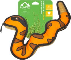 Hound2O Snake Dog Plush Toy, Orange