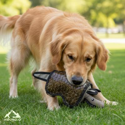 Show full view: Hound2O Armadillo Dog Plush Toy, Gray slide 4 of 7