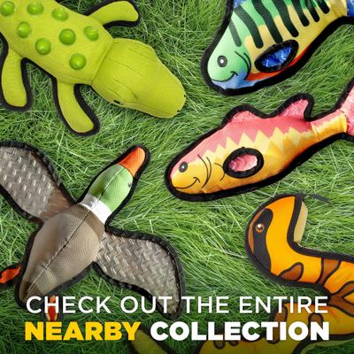 Show full view: Hound2O Armadillo Dog Plush Toy, Gray slide 7 of 7