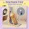 Show in main carousel: Happy & Polly L-Shape 26.8-in Modern Felt Cat Scratcher, Grey slide 5 of 11