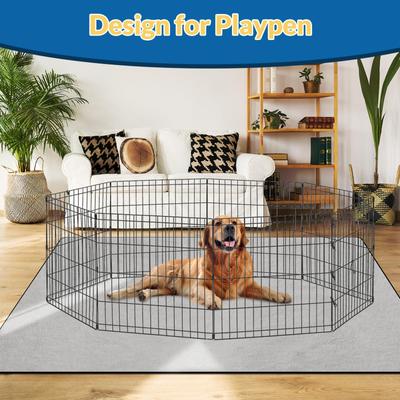 Show full view: Barpor Washable Dog Pee Pad, 66-in x 48-in, Light Grey slide 2 of 8