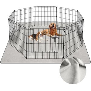 Barpor Washable Dog Pee Pad, 66-in x 48-in, Light Grey