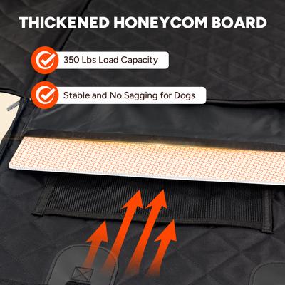 Show full view: Niubya Waterproof Hammock Dog Car Back Seat Cover, Black slide 6 of 9