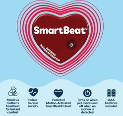 Snuggle Puppy Plus Plush Dog Toy, Merle slide 2 of 8