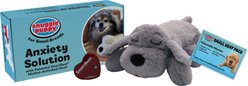 Snuggle Puppy Junior Plush Dog Toy, Gray